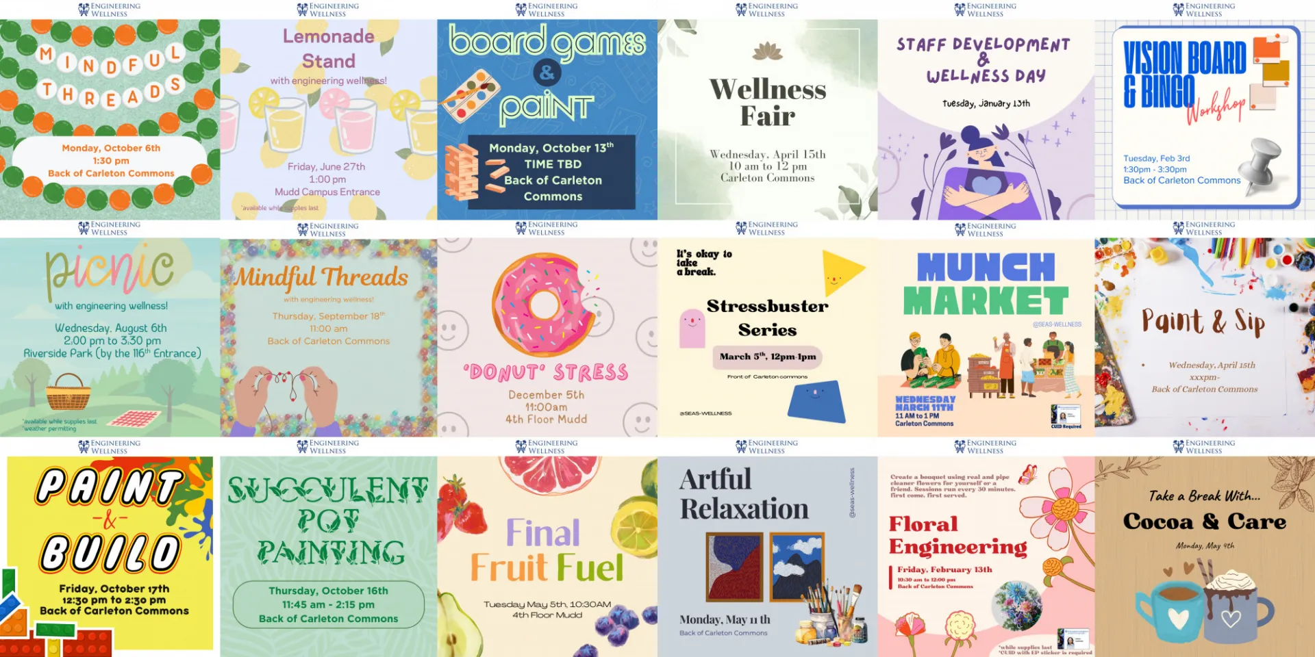 Past wellness events
